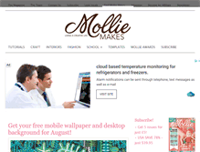 Tablet Screenshot of molliemakes.com